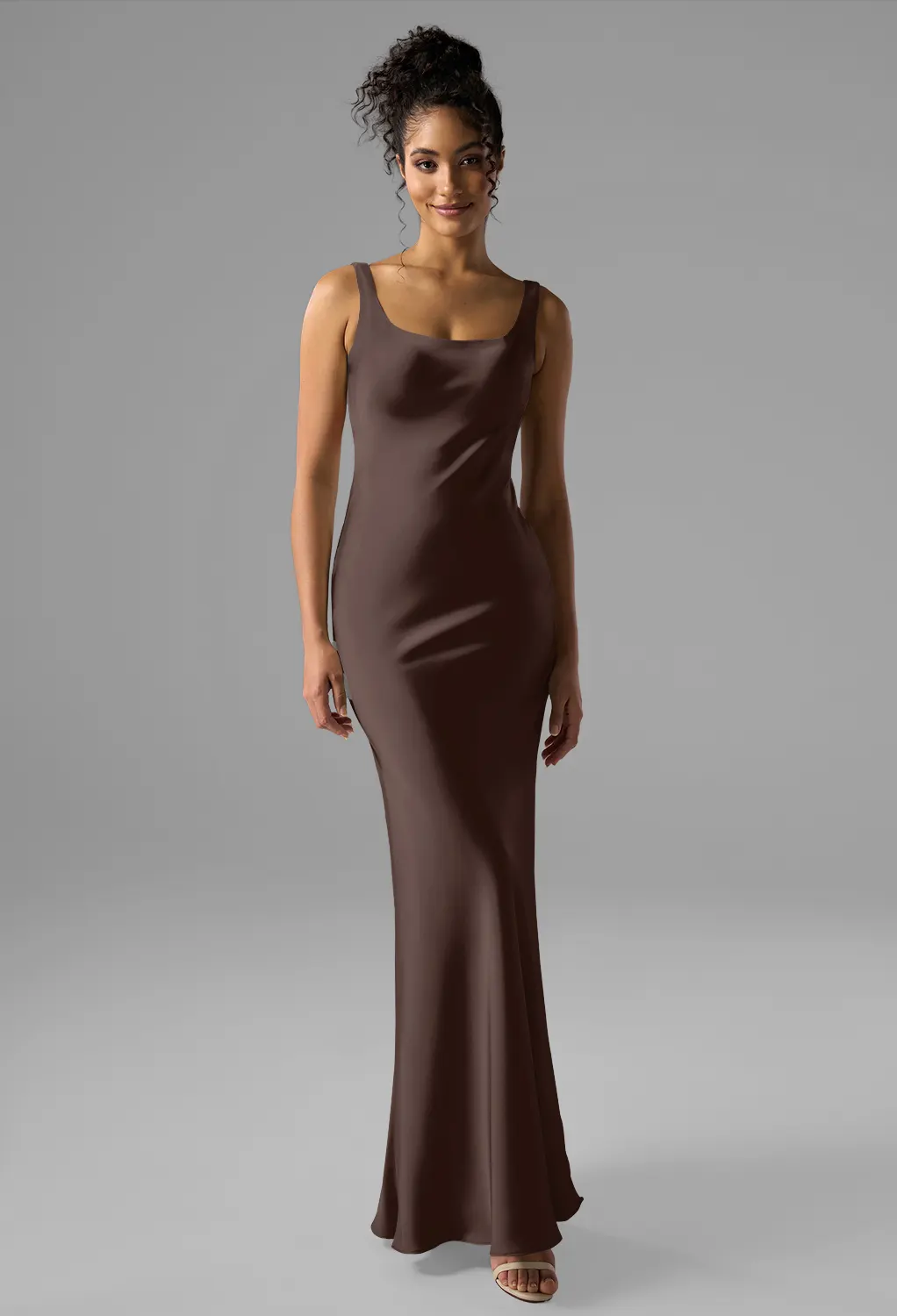 AW Armaan Seal Brown  Bridesmaid Dresses
